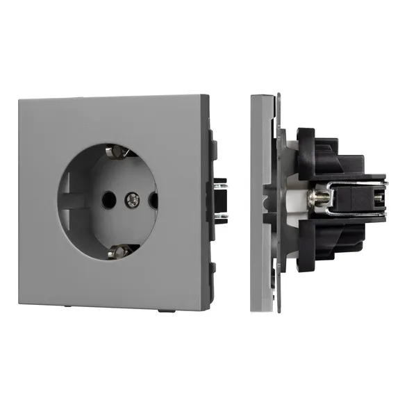 Механизм электрической розетки SCT-TENDO-MEU1-PL-GR (230V, 16A) (Arlight, -)