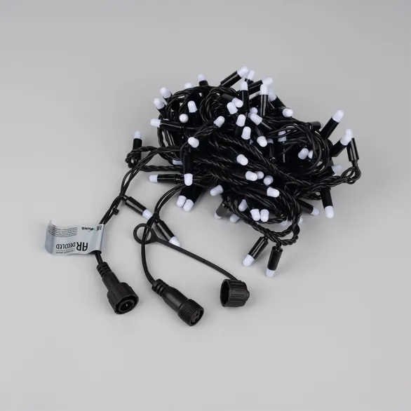 Светодиодная гирлянда ARD-STRING-CLASSIC-10000-BLACK-100LED-MILK-STD Warm (230V, 7W) (Ardecoled, IP65)