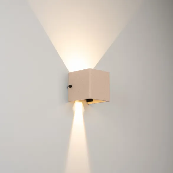 Светильник LGD-PERAN-WALL-S120x120-6W Warm3000 (Light ivory, 0-80 deg, 230V) (Arlight, IP65 Бетон, 3 года)