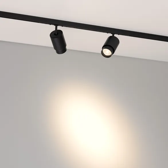 Светильник MAG-MICROCOSM-SPOT-ZOOM-R38-5W Warm3000 (BK, 10-55 deg, 24V) (Arlight, IP20 Металл, 5 лет)