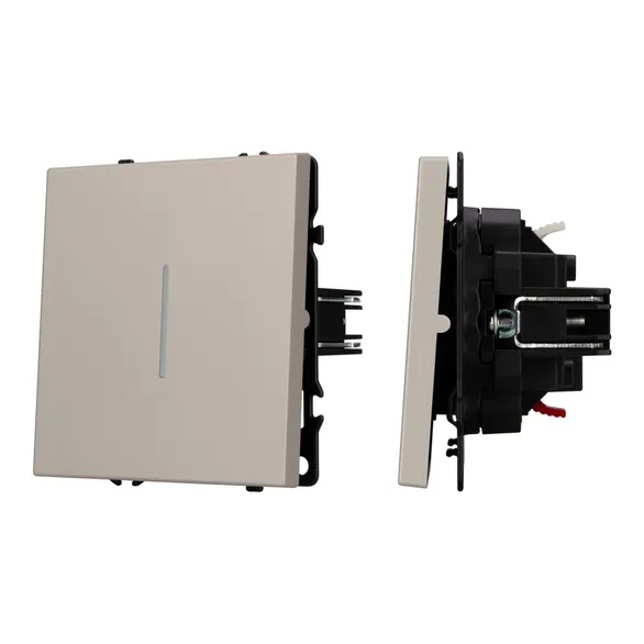 Механизм выключателя одноклавишный проходной LED SWT-NOBE-MKP1-SFPL-L-CA (230V, 10A) (Arlight, -)