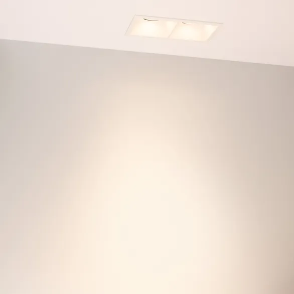Светильник MS-FLOW-BUILT-S157x85-2x6W Warm3000 (WH, 55 deg, 230V) (Arlight, IP20 Металл, 5 лет)