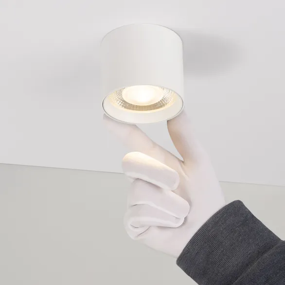Светильник SP-DICE-R77-10W Warm3000 (WH, 24 deg, 230V) (Arlight, IP54 Металл, 5 лет)