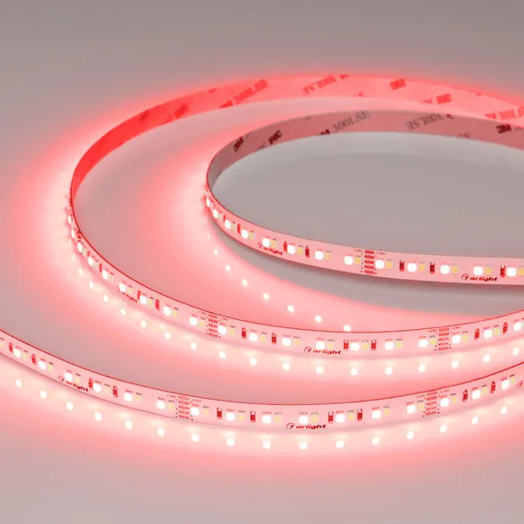 Светодиодная лента RT-A168-10mm 24V RGBW-White (20 W/m, IP20, 5m) (Arlight, высок.эфф.150 лм/Вт)