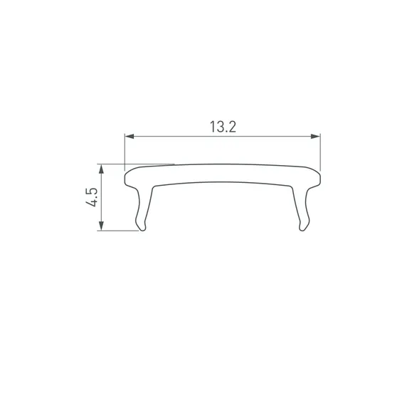 Экран SL-COMFORT-2316-2000 BLACK (Arlight, Пластик)