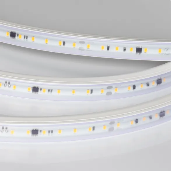 Светодиодная лента герметичная ARL-PV-A84-17mm 230V Warm2700 (14 W/m, IP65, FlickerFree, 10m) (Arlight, 5 лет)