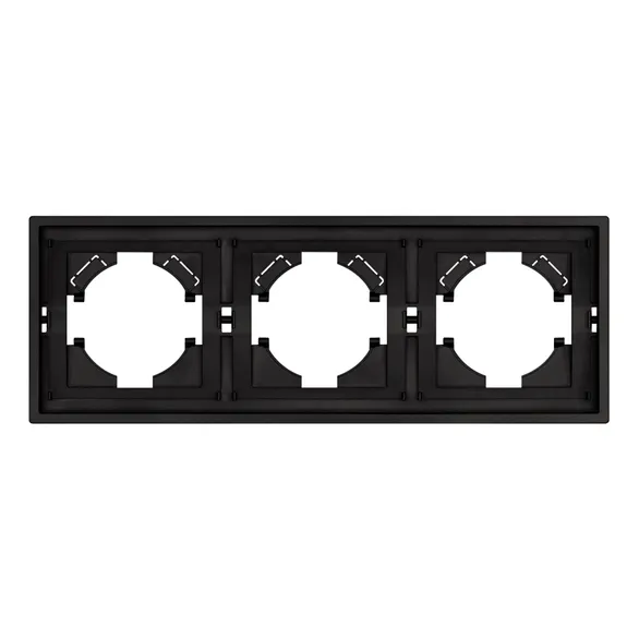 Рамка пластиковая FRM-TENDO-SFPL-3-BK (Arlight, -)