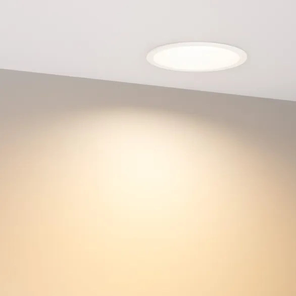 Светильник MS-BREEZE-BUILT-R104-12W Warm2700 (WH, 90 deg, 230V) (Arlight, IP20 Металл, 5 лет)