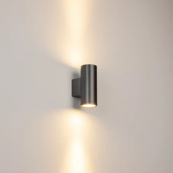 Светильник LGD-RAY-WALL-TWIN-R65-2x9W Warm3000 (GR, 23 deg, 230V) (Arlight, IP65 Металл, 3 года)