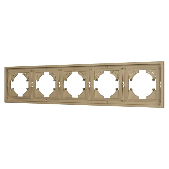 Рамка пластиковая FRM-TENDO-SFPL-5-GD (Arlight, -)