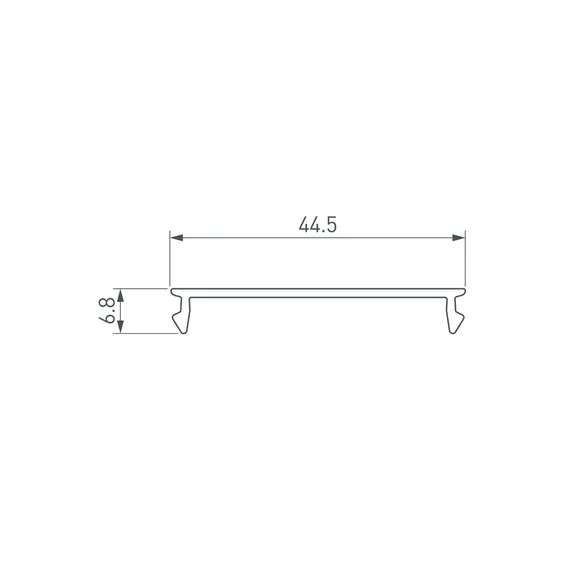 Экран SL-W45-2000 CLEAR (Arlight, Пластик)