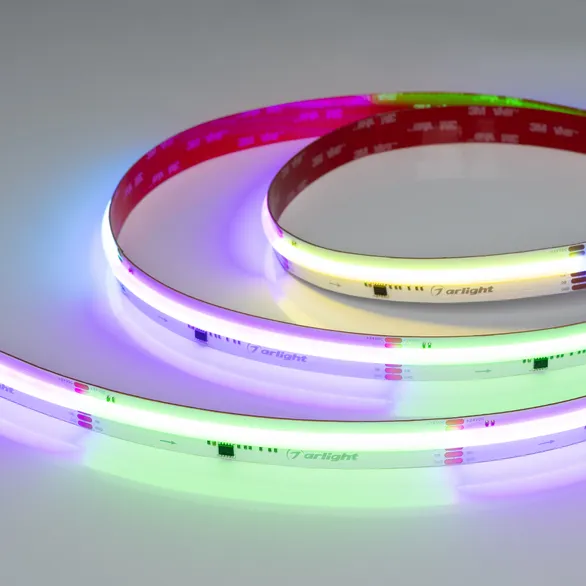 Светодиодная лента DMX-COB-X1008-18mm 24V RGB-PX126 (11 W/m, IP20, CSP, 5m) (Arlight, -)