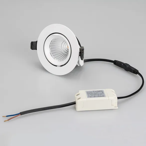 Светильник LTD-EXPLORER-R100-12W Warm3000 (WH, 38 deg) (Arlight, IP20 Металл, 3 года)