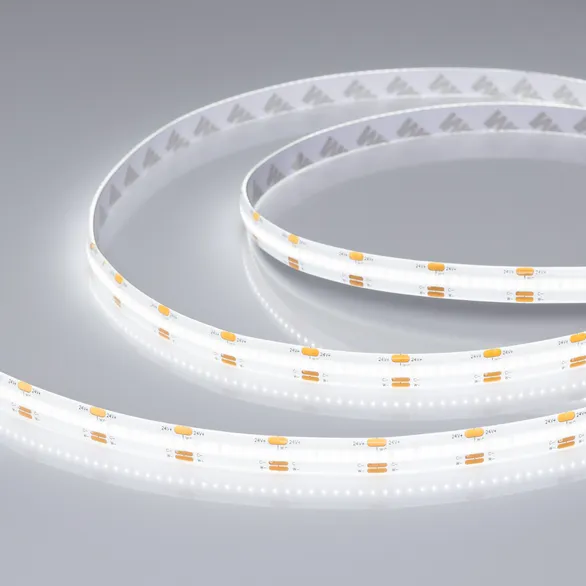 Светодиодная лента герметичная CSP-SE-X640-10mm 24V White-MIX (23 W/m, IP65, 5m) (Arlight, Изменяемая ЦТ)
