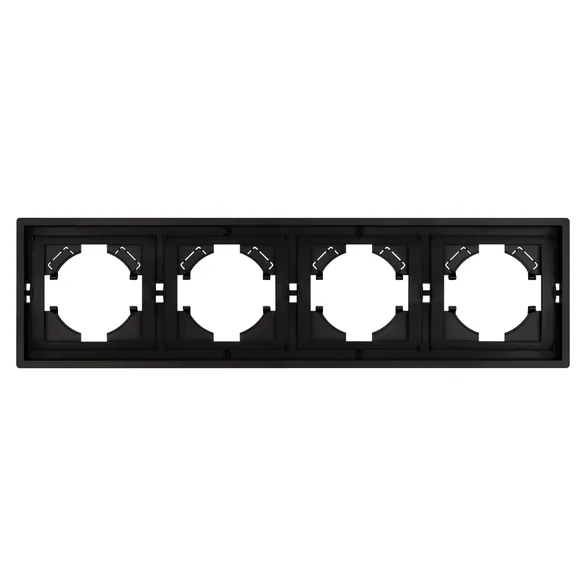 Рамка пластиковая FRM-TENDO-PL-4-BK (Arlight, -)