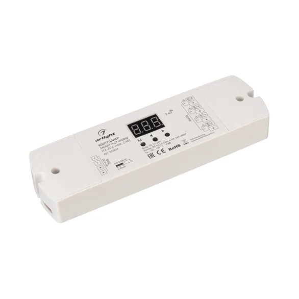 Контроллер SMART-K27-RGBW (12-24V, 4x5A, 2.4G) (Arlight, IP20 Пластик, 5 лет)
