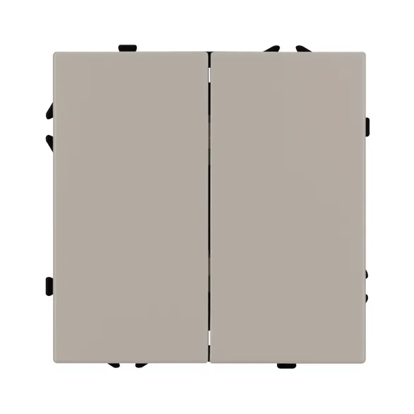 Механизм выключателя двухклавишный проходной SWT-NOBE-MKP2-SFPL-CA (230V, 10A) (Arlight, -)