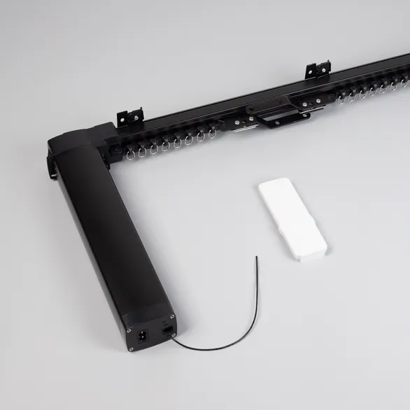 Карниз для штор с электроприводом CNK-M1-TY-RF-2M-BK (Arlight, IP20 Металл, 5 лет)