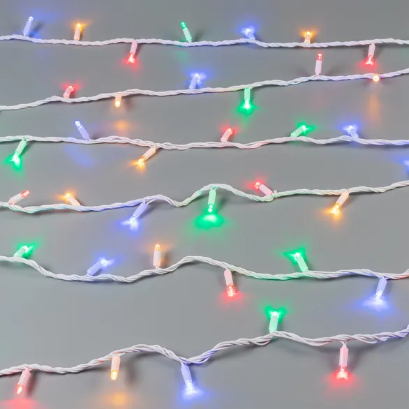 Светодиодная гирлянда ARD-STRING-CLASSIC-10000-WHITE-100LED-LIVE RGB (230V, 7W) (Ardecoled, IP65)