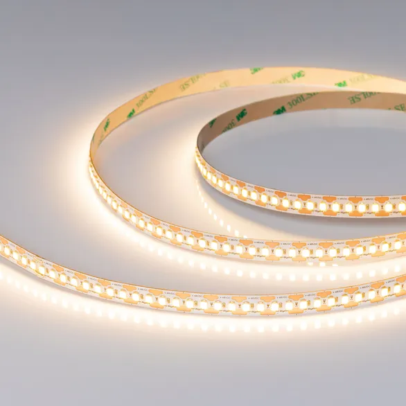 Светодиодная лента UL-A180-10mm 48V Warm3000-CX2 (19 W/m, IP20, 10m) (Arlight, 7 лет)