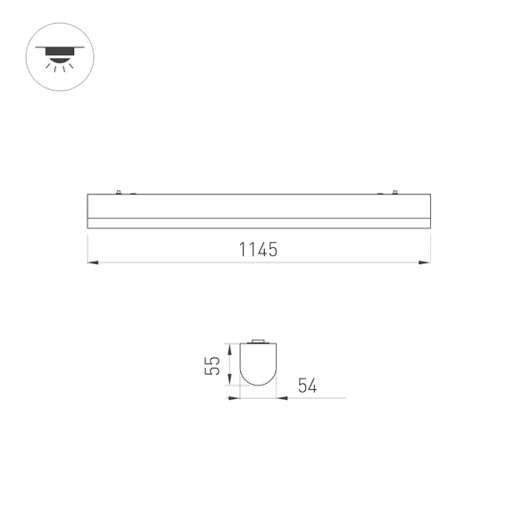 Светильник ALT-LARGO-1145-36W Day4000 (WH, 60 deg, 230V) (Arlight, IP65 Пластик, 5 лет)