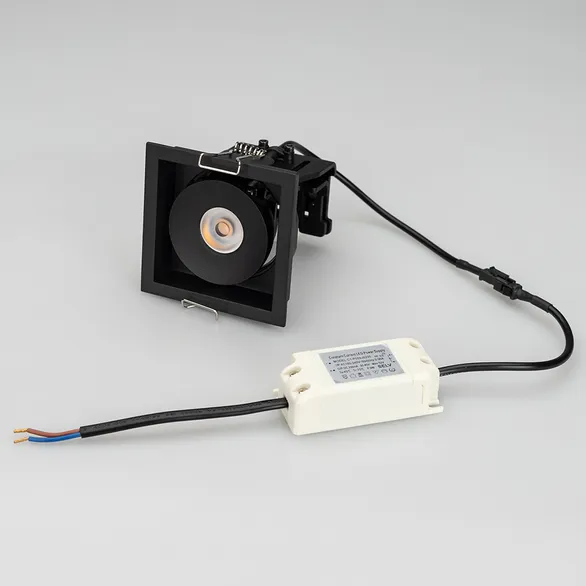 Светильник CL-SIMPLE-S80x80-9W Day4000 (BK, 45 deg) (Arlight, IP20 Металл, 3 года)