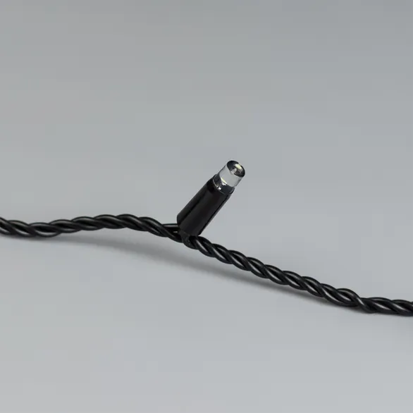 Светодиодная гирлянда ARD-STRING-CLASSIC-10000-BLACK-100LED-FLASH PINK (230V, 7W) (Ardecoled, IP65)