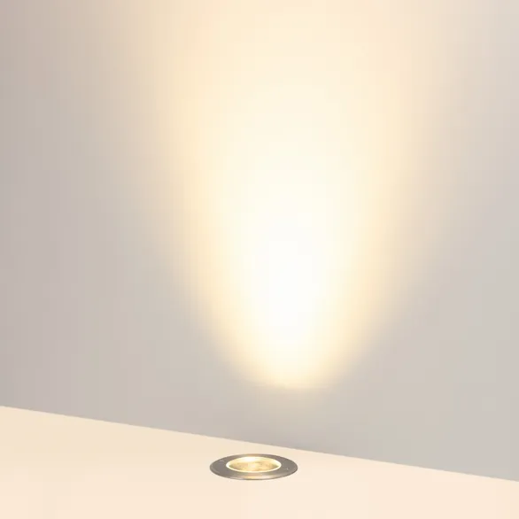 Светильник LTD-DAFNA-GROUND-R130-11W Warm3000 (SL, 35 deg, 230V) (Arlight, IP67 Металл, 5 лет)