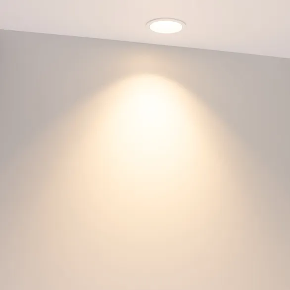 Светильник MS-ARADO-BUILT-R65-9W Warm3000 (WH-WH, 55 deg, 230V) (Arlight, IP20 Металл, 5 лет)