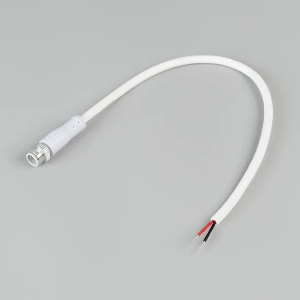 Коннектор питания ARL-WAVE-1615-CON-POWER-MALE-2PIN-WHT (Arlight, IP67 Пластик, 3 года)