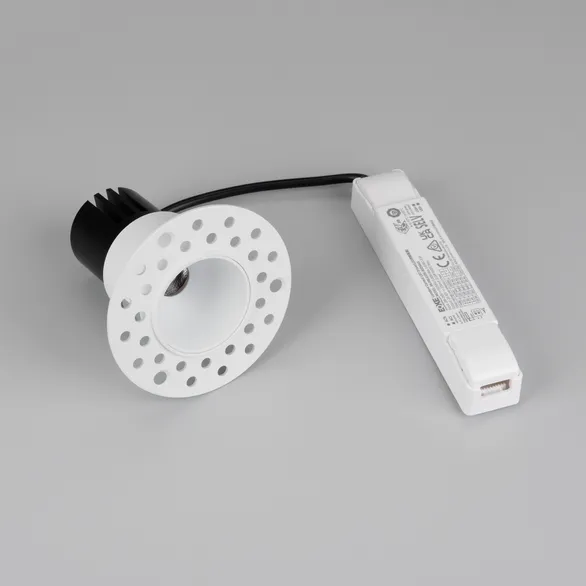 Светильник MS-INVISIO-TRIMLESS-R45-10W Warm2700 (WH-WH, 36 deg, 230V) (Arlight, IP54 Металл, 5 лет)