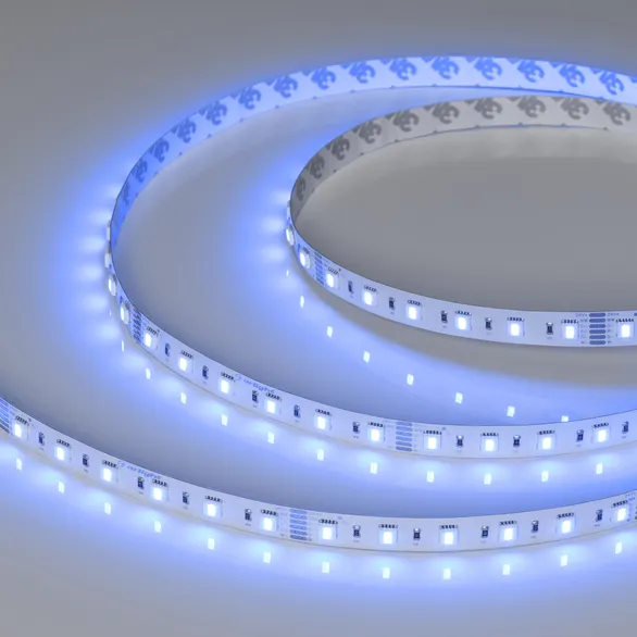 Светодиодная лента RT-B60-12mm 24V RGBW-MIX-5-in-1 (20 W/m, IP20, 5060, 5m) (Arlight, RGB-CCT, RGB-MIX, RGB-White MIX)