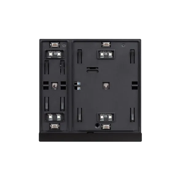 INTELLIGENT ARLIGHT Механизм панели KNX-302-22-IN Black (Bus) (IARL, IP20 Пластик, 2 года)