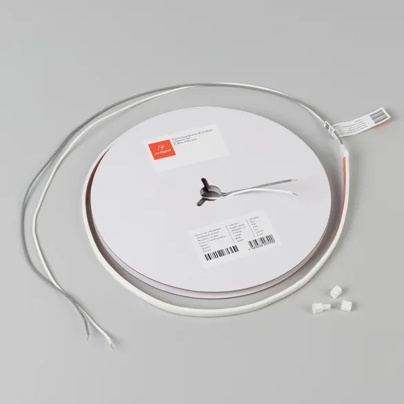 Светодиодная лента герметичная VELA-M240-2.5x6mm 24V White6000 (5 W/m, IP65, 5m) (Arlight, узкая)