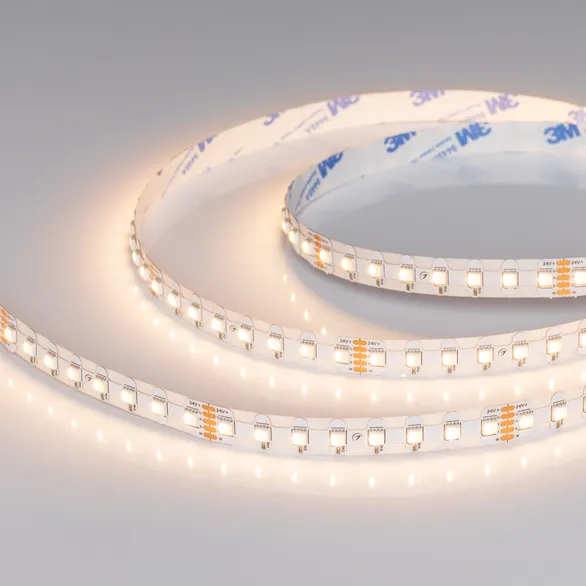 Светодиодная лента герметичная RZ-NANO-H96-12mm 24V RGBW-Warm (12 W/m, IP54, 5m) (Arlight, CRI>90)