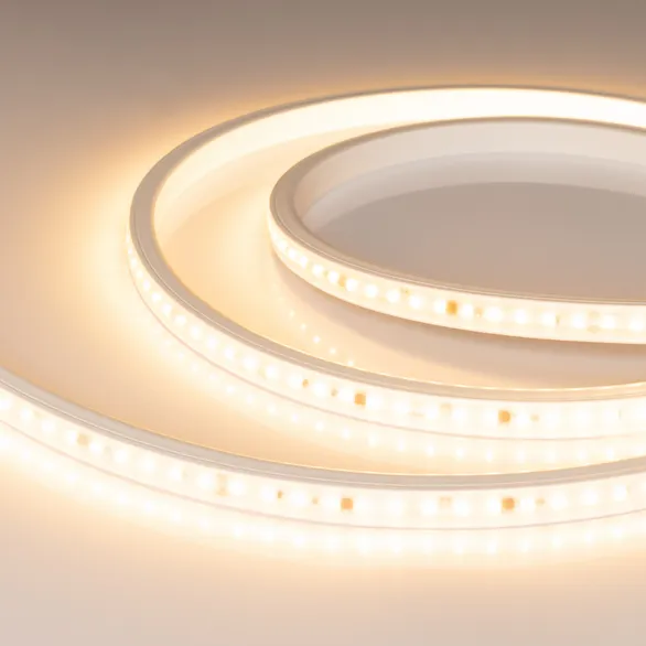 Светодиодная лента герметичная ARL-PV-A84-17mm 230V Warm2700 (14 W/m, IP65, FlickerFree, 10m) (Arlight, 5 лет)