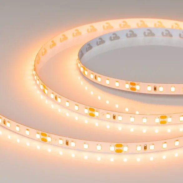Светодиодная лента UL-A120-8mm 24V Warm1900 (9.6 W/m, IP20, 5m) (Arlight, Открытый)