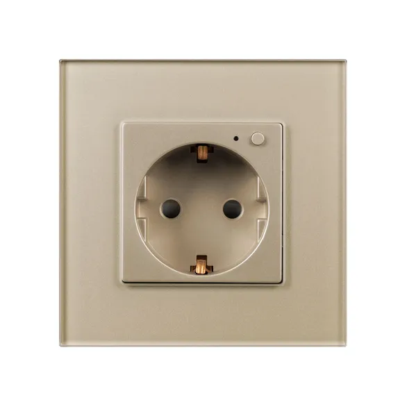 Розетка электрическая с Zigbee управлением SCT-OMALI-EUZB1-PL-GD (240V, 16A, Zigbee) (Arlight, -)