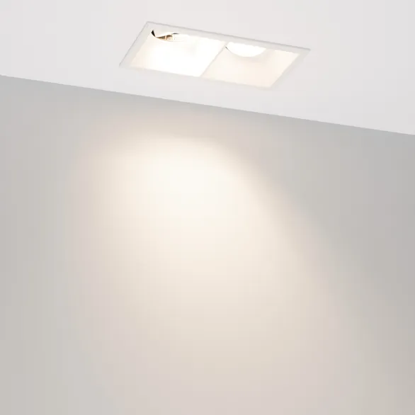 Светильник MS-FLOW-BUILT-S157x85-2x6W Day4000 (WH, 55 deg, 230V) (Arlight, IP20 Металл, 5 лет)