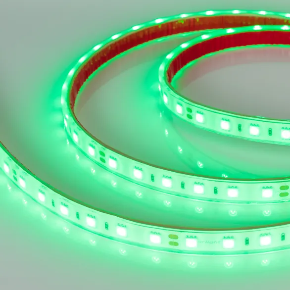 Светодиодная лента герметичная RTW-PFS-B60-13mm 24V Green (14.4 W/m, IP68, 5060, 5m) (Arlight, -)