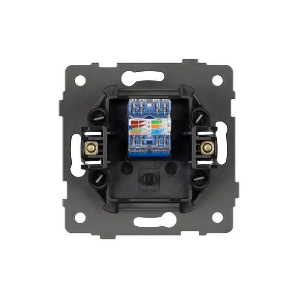 Механизм компьютерной розетки SCT-MPC1-PL-GR-V (RJ-45, CAT6) (Arlight, -)