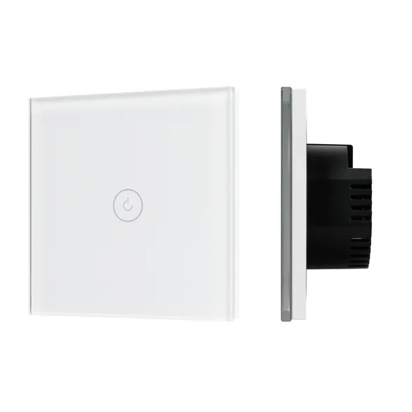 Выключатель сенсорный SWT-OMALI-S01-ZB-WH (250V, 10A, Zigbee) (Arlight, Стекло)