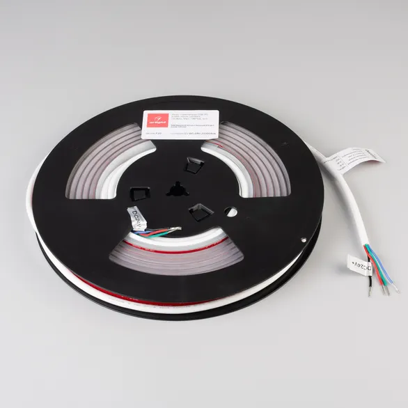 Светодиодная лента герметичная COB-PS-X1680-14mm 24V RGB (10 W/m, IP67, TWP100, 5m) (Arlight, -)