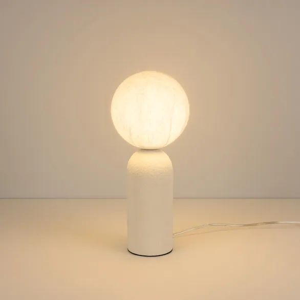 Светильник SP-SILKA-TAB-R150-6W Warm2700 (WH, 330 deg, 230V, TOUCH-DIM) (Arlight, IP20, Натуральный шелк, 3 года)