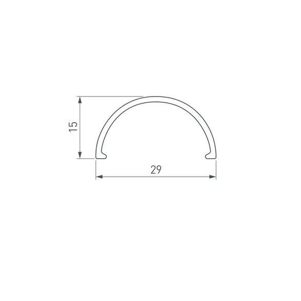 Экран матовый ROUND-D30-DUAL-2000 OPAL (Arlight, Пластик)