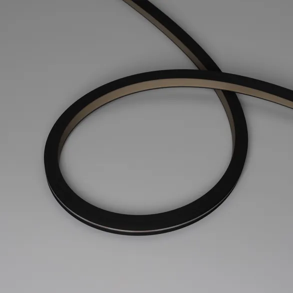 Светодиодная лента герметичная NOVA-TOP-BLACK-A120-16x15mm 24V Warm3000 (10 W/m, IP67, 2835, 5m, wire x2) (Arlight, Вывод боковой, 5 лет)