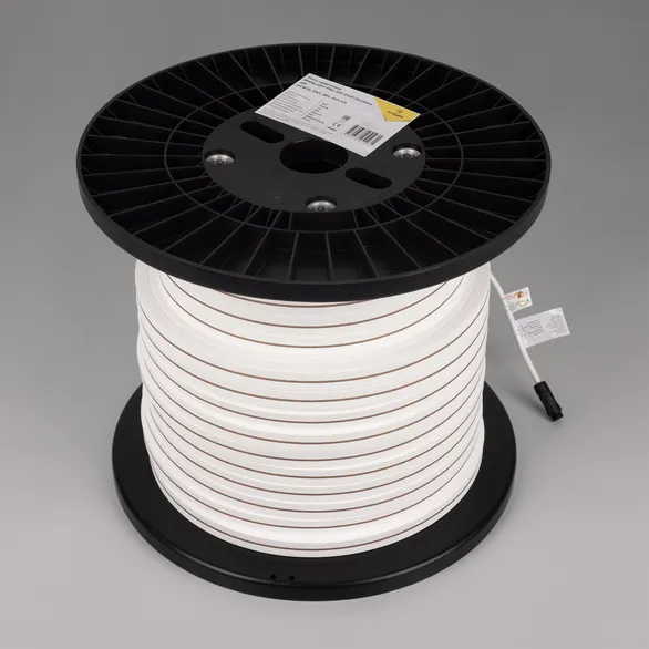 Светодиодная лента герметичная MOONLIGHT-PRO-TOP-X320-20x20mm 48V Day4000 (10 W/m, IP67, 30m, wire x2) (Arlight, Вывод боковой, 7 лет)