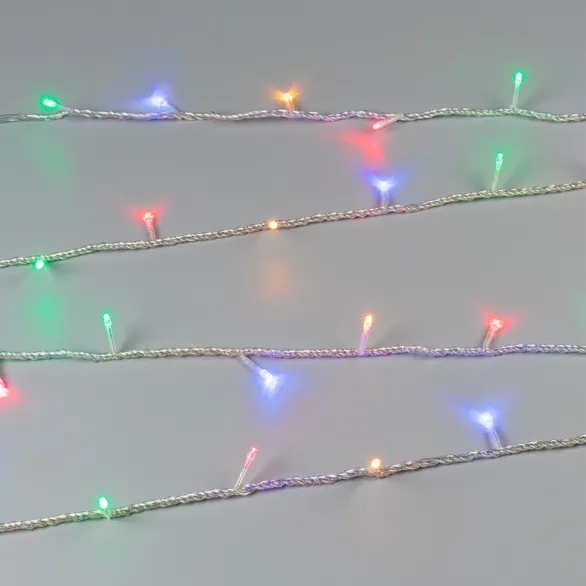 Светодиодная гирлянда ARD-STRING-HOME-5000-CLEAR-50LED-LIVE RGB (230V, 3.5W) (Ardecoled, IP20)