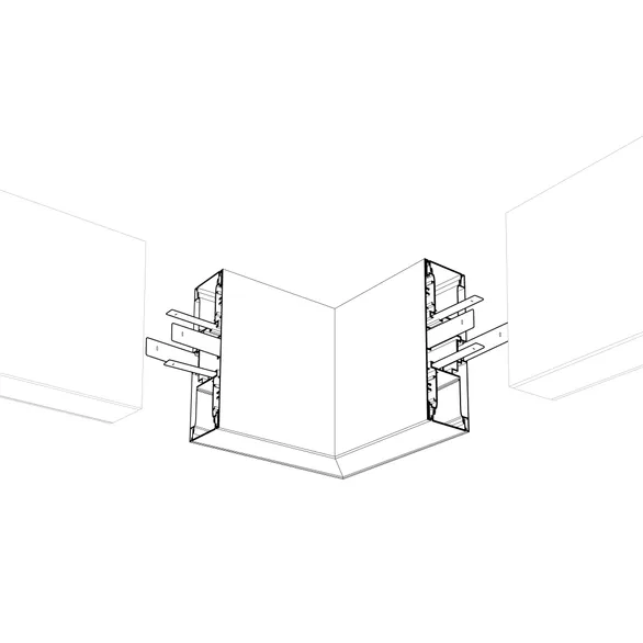 Угол S2-WALL-X2-H128-L90N внутренний (Arlight, Металл)