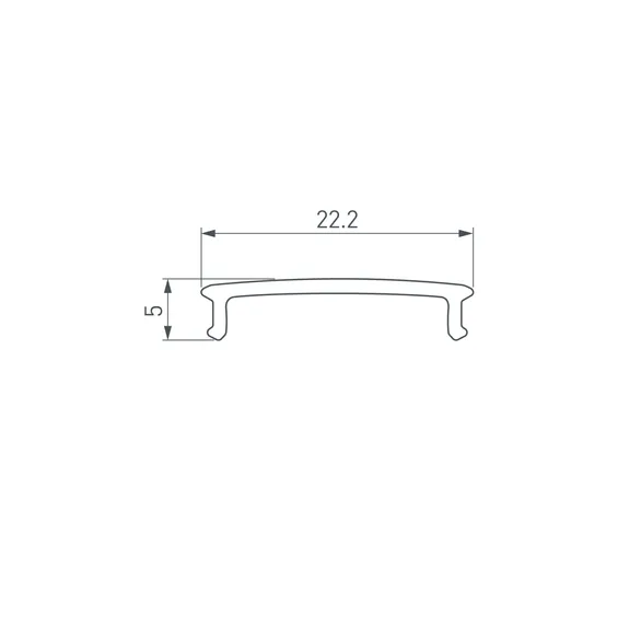 Экран FANTOM-W20-BEVEL-2000 OPAL (Arlight, Пластик)